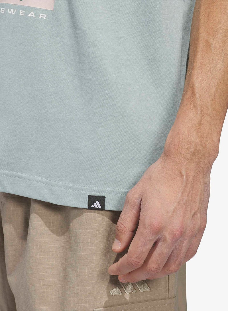 اديداس تيشيرت صيفي بطبعة إبحار - Image 4